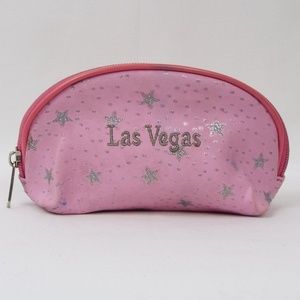 Las Vegas Pink with Silver Stars Small Bag